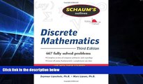Big Deals  Schaum s Outline of Discrete Mathematics, Revised Third Edition (Schaum s Outlines)