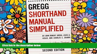 Must Have PDF  The GREGG Shorthand Manual Simplified  Free Full Read Most Wanted