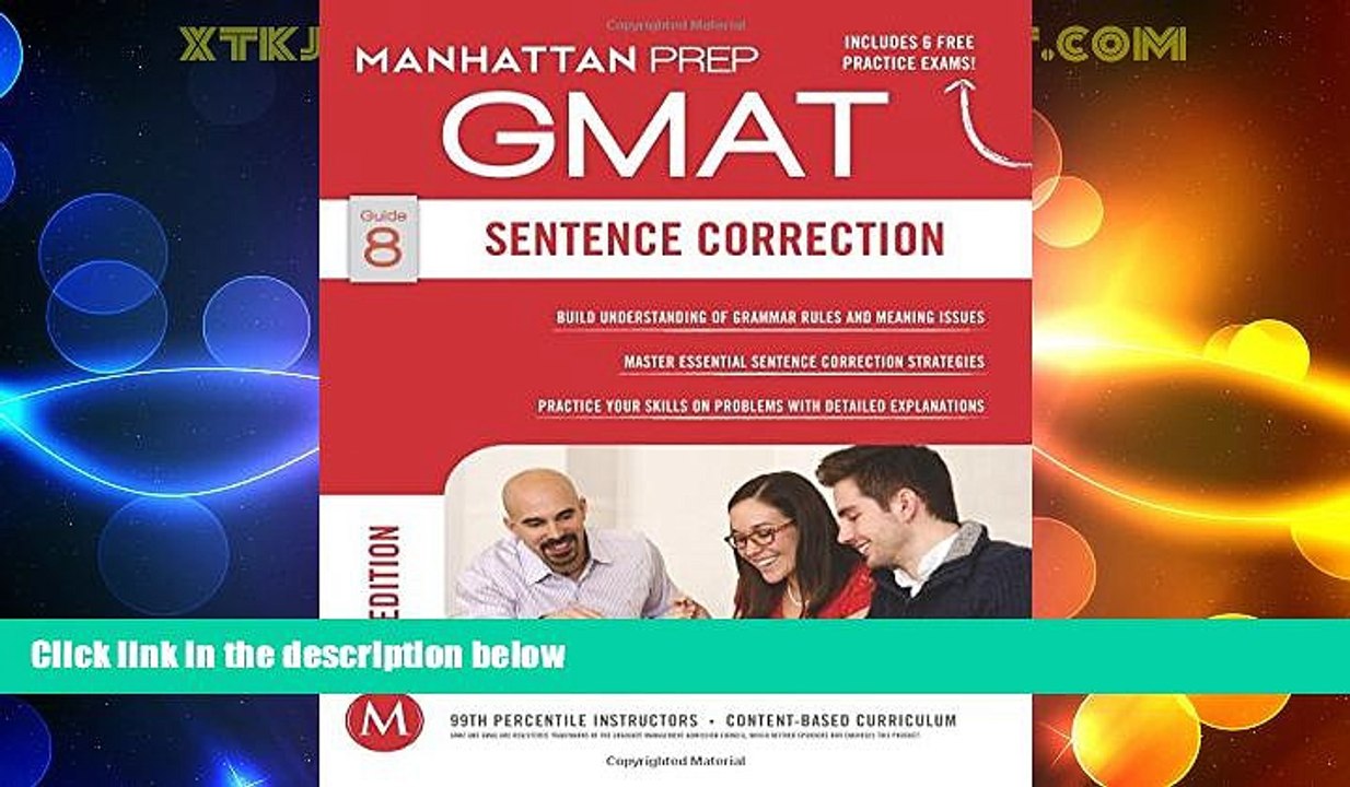 Big Deals GMAT Sentence Correction (Manhattan Prep GMAT  