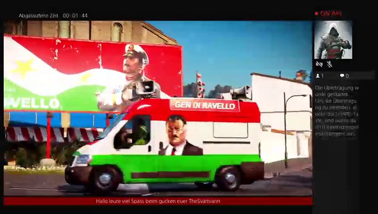 PS4-Live-Übertragung von TheSvartvann Just Cause 3 Part 1