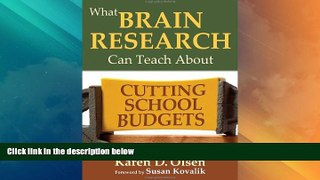 Big Deals  What Brain Research Can Teach About Cutting School Budgets  Best Seller Books Best Seller