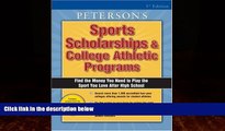 Big Deals  Sports Scholarships   College Ath Prgs 2004 (Peterson s Sports Scholarships   College