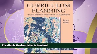 FAVORIT BOOK Curriculum Planning: Integrating Multiculturalism, Constructivism and Education