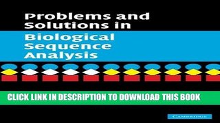 [PDF] Problems and Solutions in Biological Sequence Analysis Popular Colection