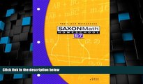 Big Deals  Saxon Math 8/7 Homeschool: Testing Book 3rd Edition  Best Seller Books Most Wanted