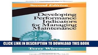 [PDF] Developing Performance Indicators for Managing Maintenance Popular Online