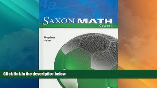 Big Deals  Saxon Math, Course 1  Best Seller Books Best Seller