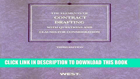 [PDF] The Elements of Contract Drafting with Questions and Clauses for Consideration, 3rd