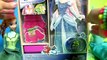 Princess Cinderella Dress Up Magnetic Wooden Dolls with Disney Frozen Anna Elsa Barbies Car