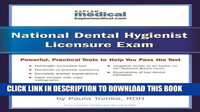 [Read PDF] Kaplan National Dental Hygienist Licensure Exam (Kaplan National Dental Hygenist