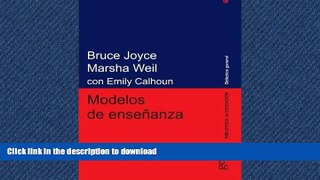 READ THE NEW BOOK Modelos de La Ensenanza (Spanish Edition) READ EBOOK
