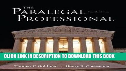 [PDF] The Paralegal Professional (4th Edition) [Online Books]