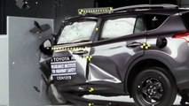 2013 Toyota RAV4 small overlap IIHS crash test