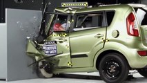 2013 Kia Soul small overlap IIHS crash test
