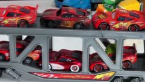 Pixaer Cars The Haulers with Mack Lightning McQueen Chick Hicks The King and More