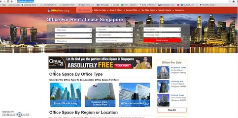 A Quick Review on The Design of OfficeFinder.com.sg