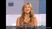 Top Fail Porto Canal - Debora Sá leva com o cenário na cabeça em directo 21/07/2015