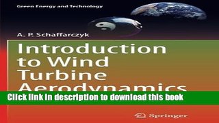 [PDF] Introduction to Wind Turbine Aerodynamics (Green Energy and Technology) Popular Colection