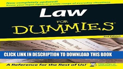 [PDF] Law For Dummies [Online Books]
