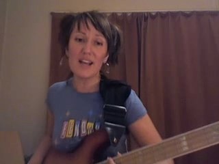 Lydia on bass 4 (Just Friends)