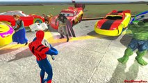 Sets ACTION Spiderman saves HULK Pixar CARS SMASH Lightning McQueen l! Playtime Kids video