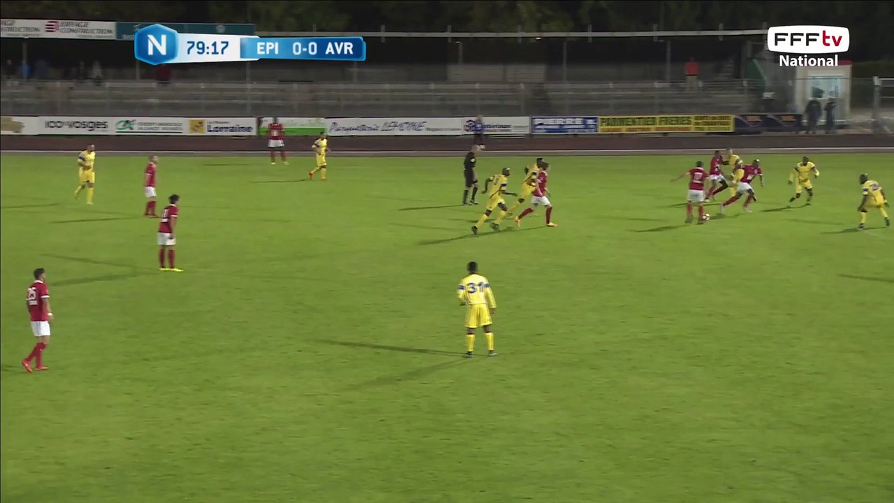 But de Blondel d'une belle frappe du droit en pleine lucarne