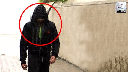Hrithik Roshan Spotted Jogging In Mumbai Rains