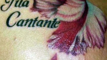 Modele de tatouage de phrases en Italien