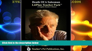 Big Deals  Death of a Salesman LitPlan - A Novel Unit Teacher Guide With Daily Lesson Plans