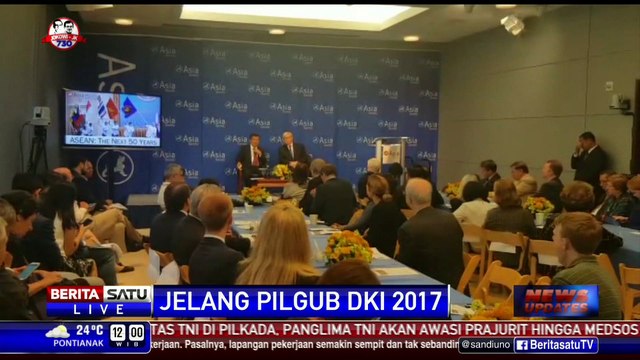 Pesan Ahok bagi 3 Cagub-Cawagub DKI