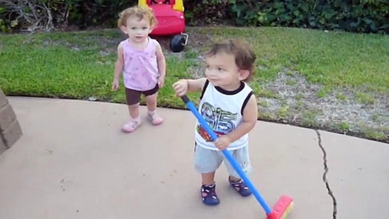 Little Boy Kisses Friend's Booboo