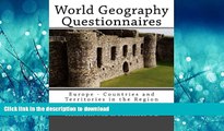 FAVORIT BOOK World Geography Questionnaires: Europe - Countries and Territories in the Region