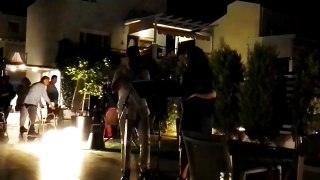 Sofia and Andrea singing 'Home'by Michael Buble'