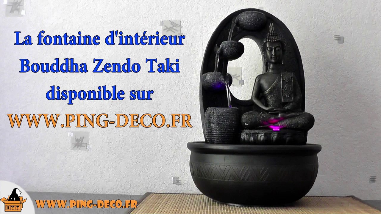 fontaine d'intérieur zen Bouddha Zendo Taki (WWW.PING-DECO.FR)