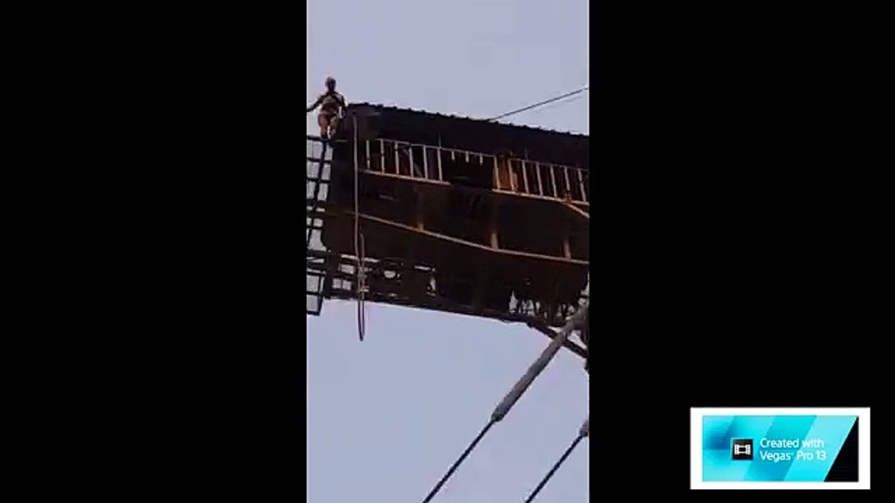 Saut à l'élastique sans élastique