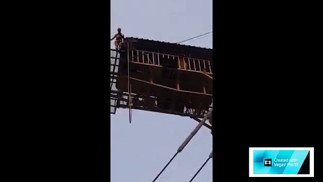 Saut à l'élastique sans élastique