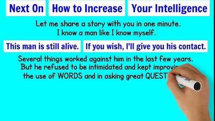 How to Increase Your Intelligence 8