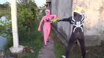 Spiderman vs Joker Boxing Dance Frozen elsa vs Pinks SpiderGirl Pranks Fun superheroes-9SRDgHyQ3Jo part 5