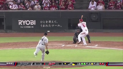 2016年9月10日広島カープ鈴木誠也27号
