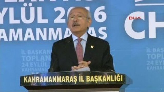 Kahramanmaraş CHP Lideri Kılıçdaroğlu İl Başkanları Toplantısında Konuştu-6