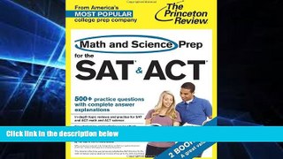 Big Deals  Math and Science Prep for the SAT   ACT: 2 Books in 1 (College Test Preparation)  Free