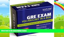 Big Deals  Kaplan GRE Vocabulary Exam in a Box  Best Seller Books Best Seller