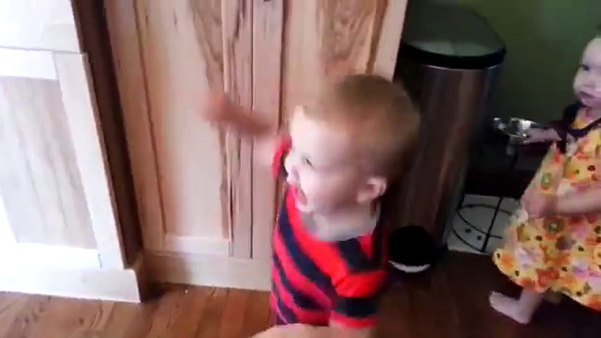 Little Boy Reaction on Hugging a Girl First Time