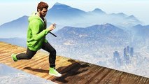 MILE HIGH TIGHTROPE DEATHRUN! (GTA 5 Funny Moments)