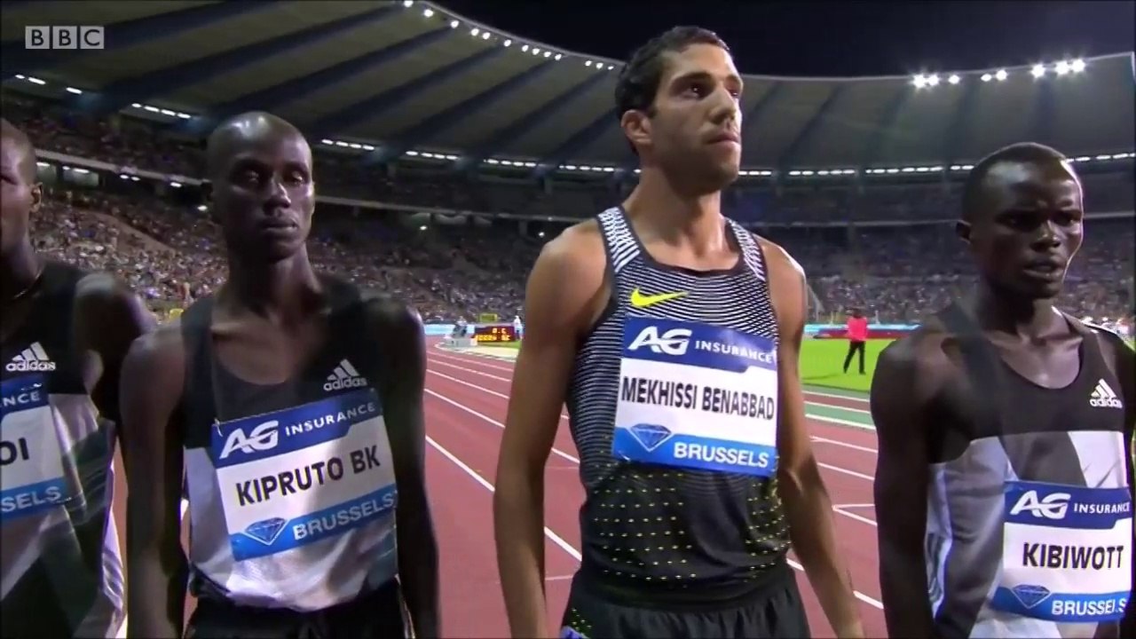3000m steeple H - DL Bruxelles, 09 septembre 2016 (C. Kiptuto 9'03''74 devant Jager et Mekhissi (3e en 9'08''15, SB))