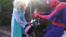 Frozen Elsa vs new lover Spiderman Crying Spiderman Frozen Elsa Superheroes In Real Life-ti9QUg-GTQw part 1