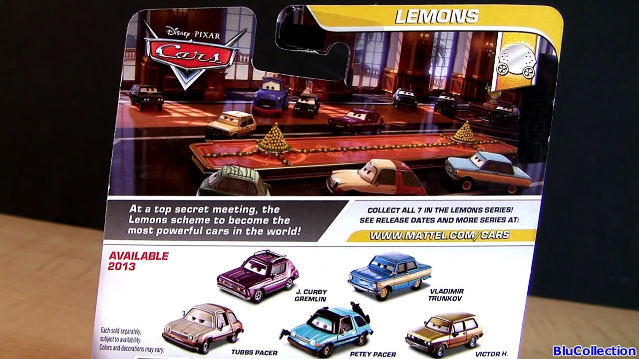 Cars 2 Tubbs Pacer Diecast new Lemons Series Mattel Disney Pixar toycar review AMC Pacer Family