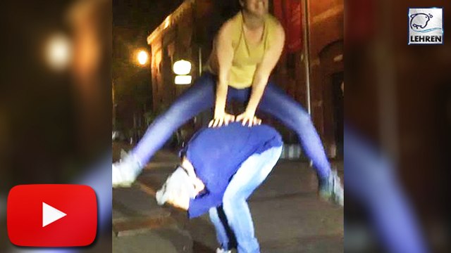 ShahRukh Khan Allows Woman To Jump Over Him