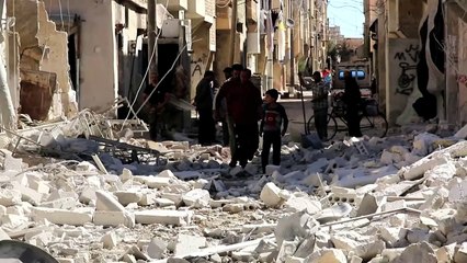 Intense strikes hit rebel-held districts of Aleppo