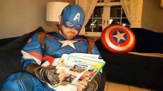 T-Rex vs BATMAN SPIDERMAN Captain America - Ironman Prank - Halo - IRL - Superhero Fun In Real part 6
